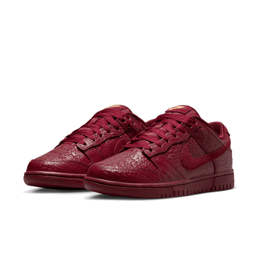 Women's Nike Dunk Low "Team Red Croc"