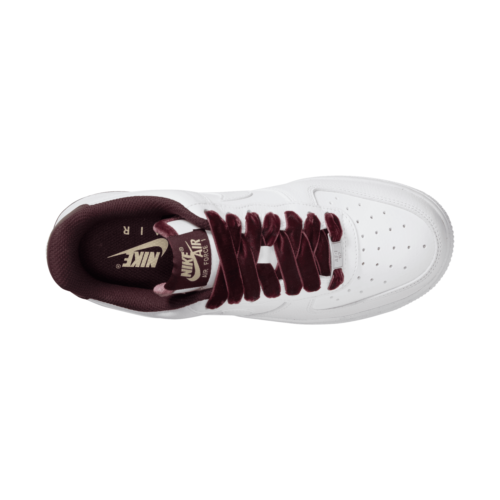 Women's Nike Air Force 1 '07 Vintage "White Burgundy Crush"