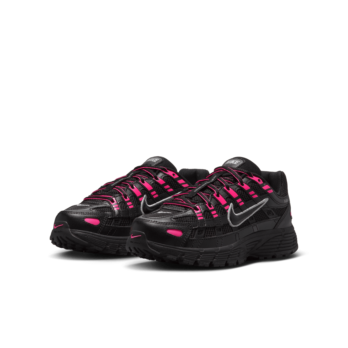 Big Kids' Nike P-6000 "Pink Blast Metallic Silver Black"