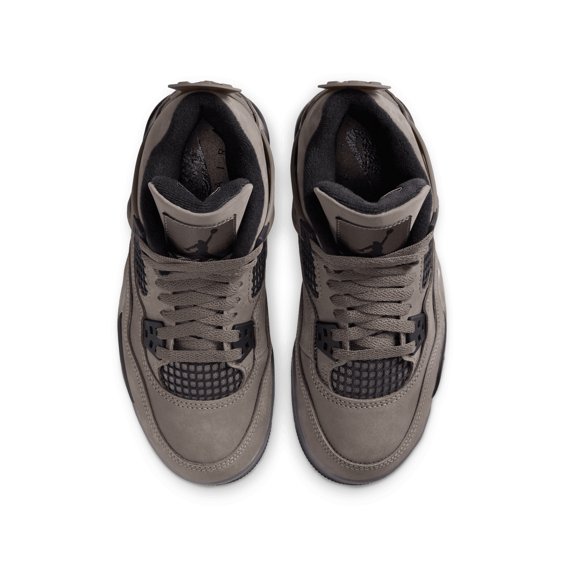 Big Kids' Air Jordan 4 Retro "Cave Stone and Black"