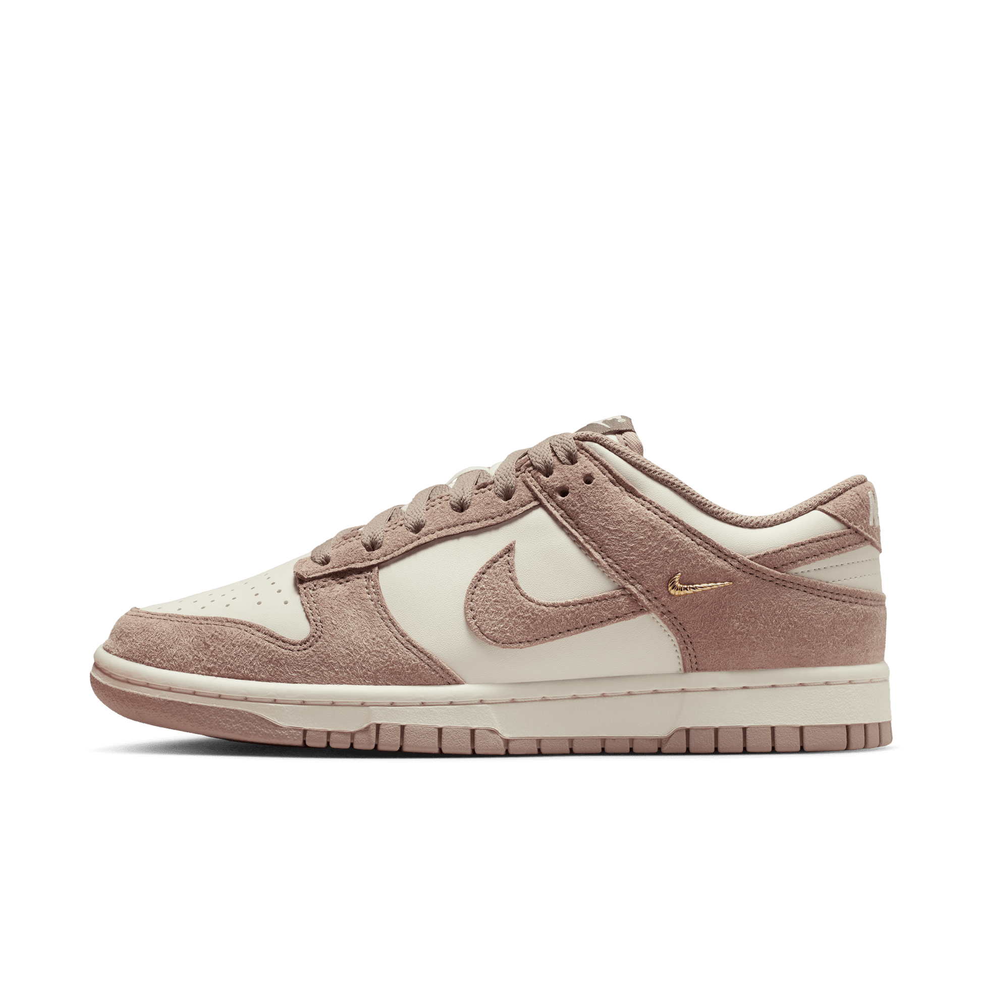 Women's Nike Dunk Low "Malt Gold Mini Swoosh"