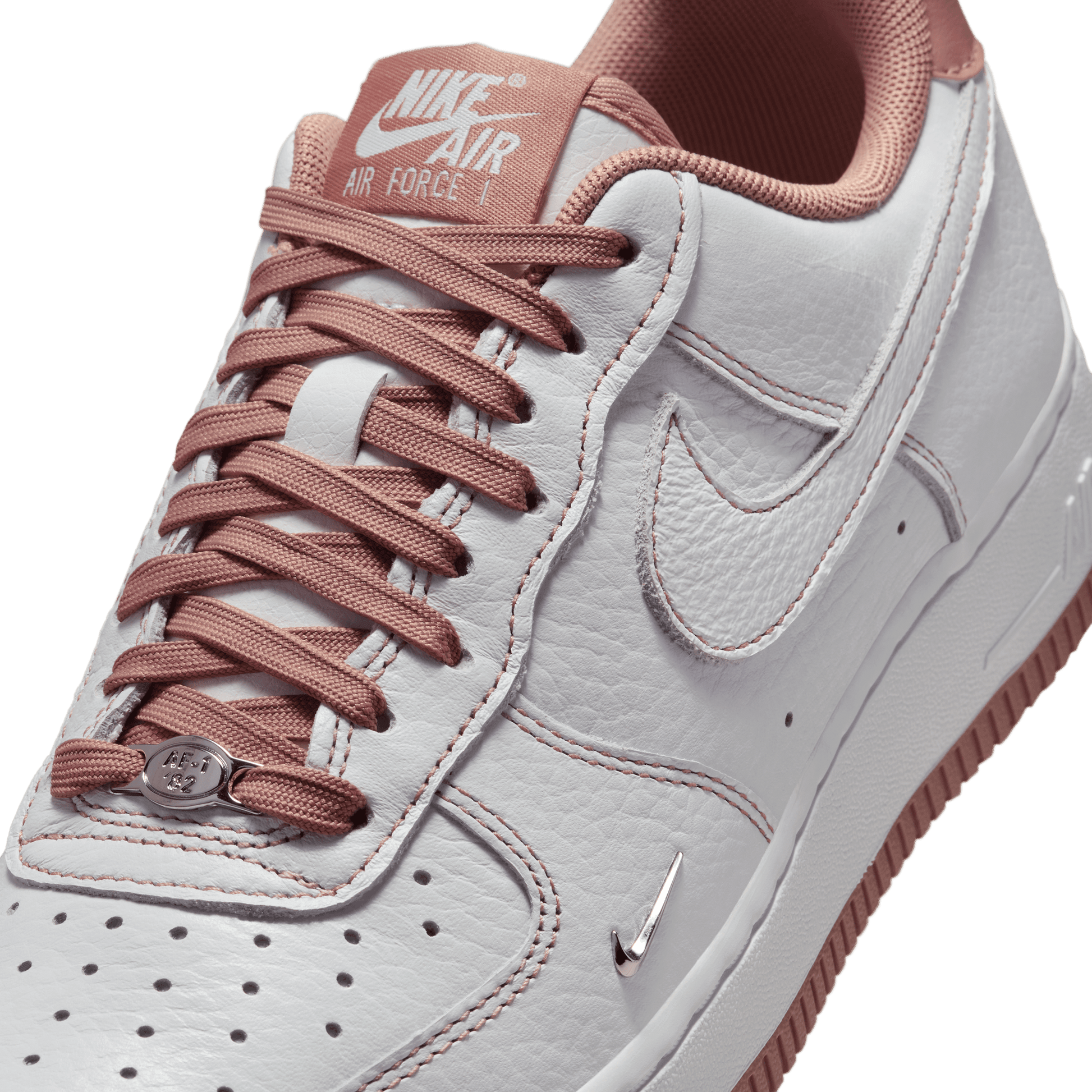 Women's Nike Air Force 1 '07 Mini Jewel "White Particle Pink"