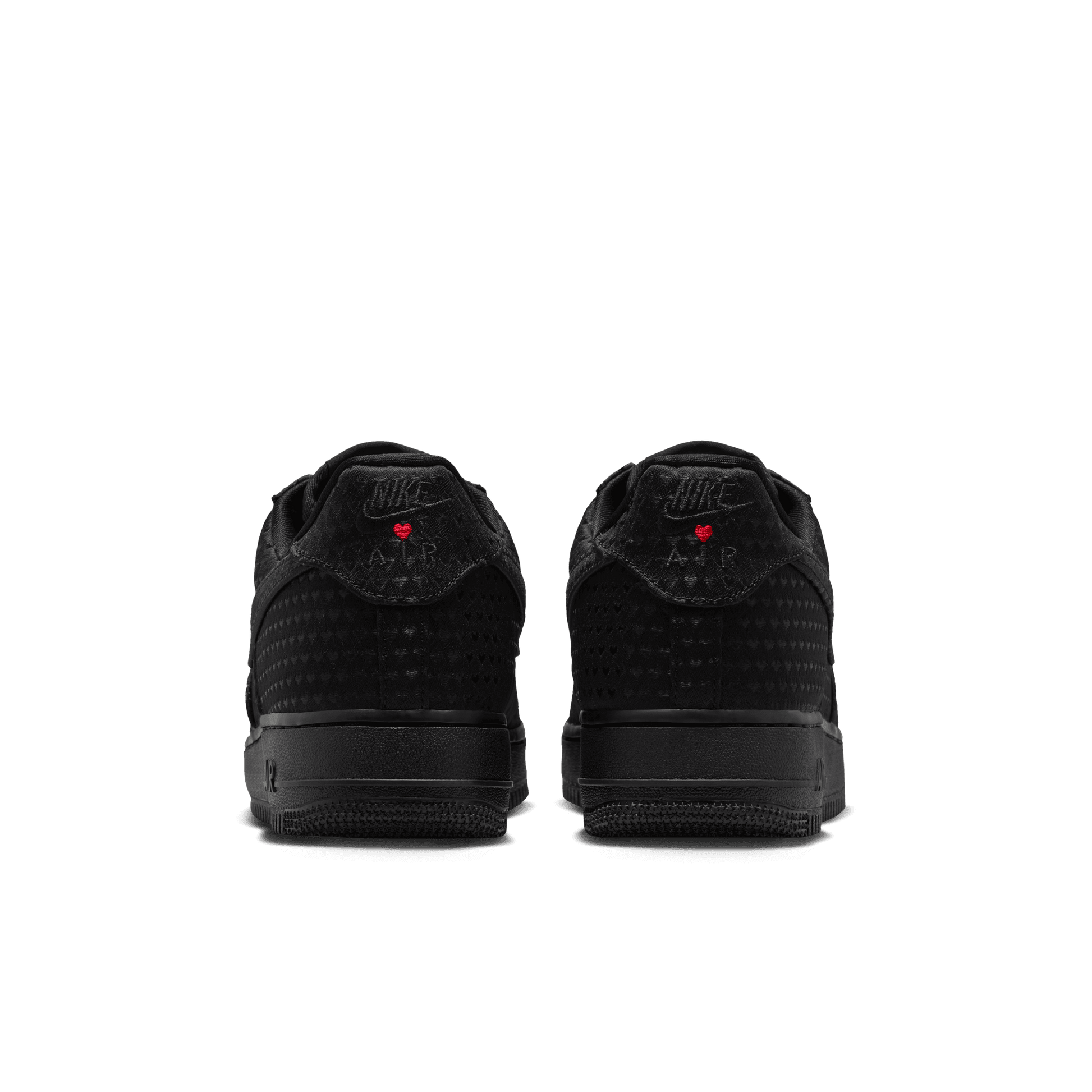 Men's Nike Air Force 1 Retro "Valentine's Day Triple Black"