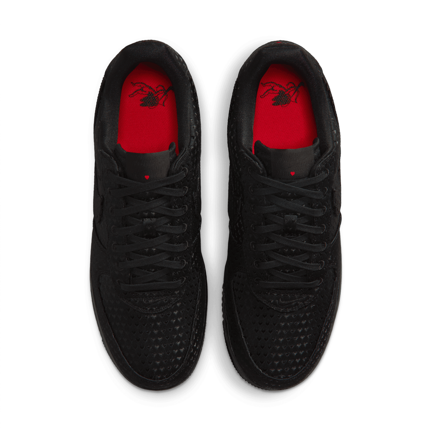 Men's Nike Air Force 1 Retro "Valentine's Day Triple Black"