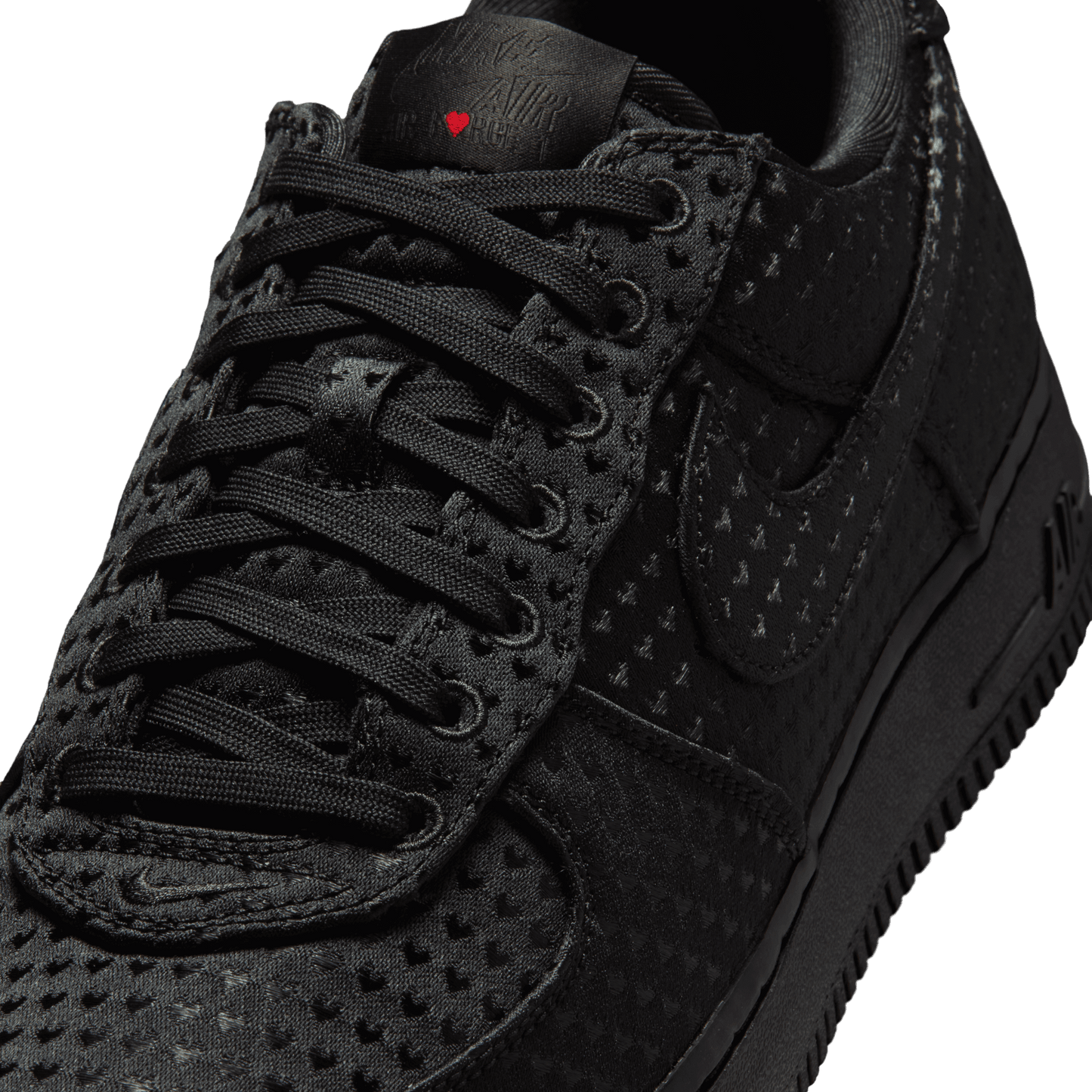 Men's Nike Air Force 1 Retro "Valentine's Day Triple Black"