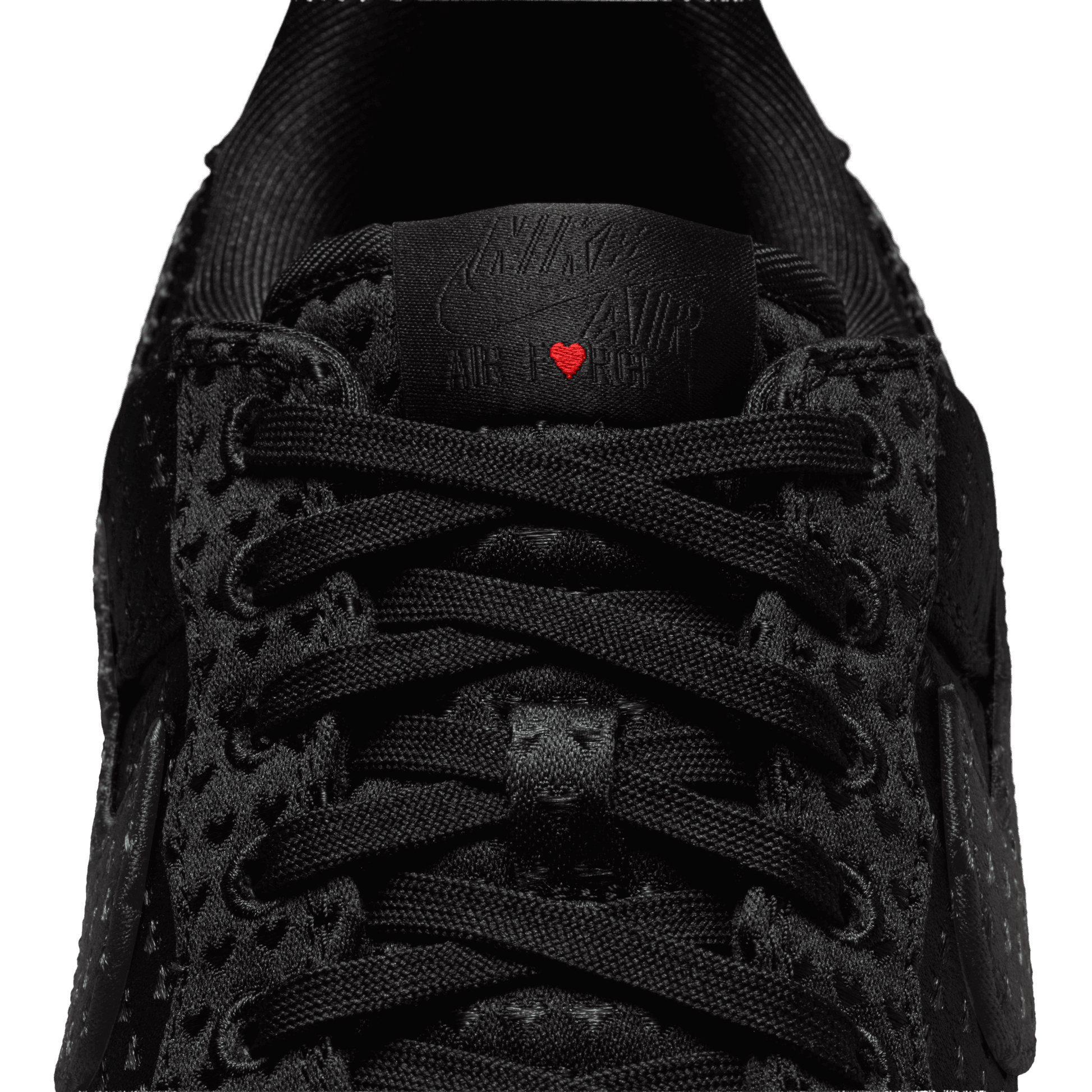 Men's Nike Air Force 1 Retro "Valentine's Day Triple Black"