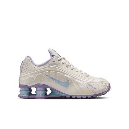 Big Kids' Nike Shox R4 "Soft Pearl Hydrangeas"