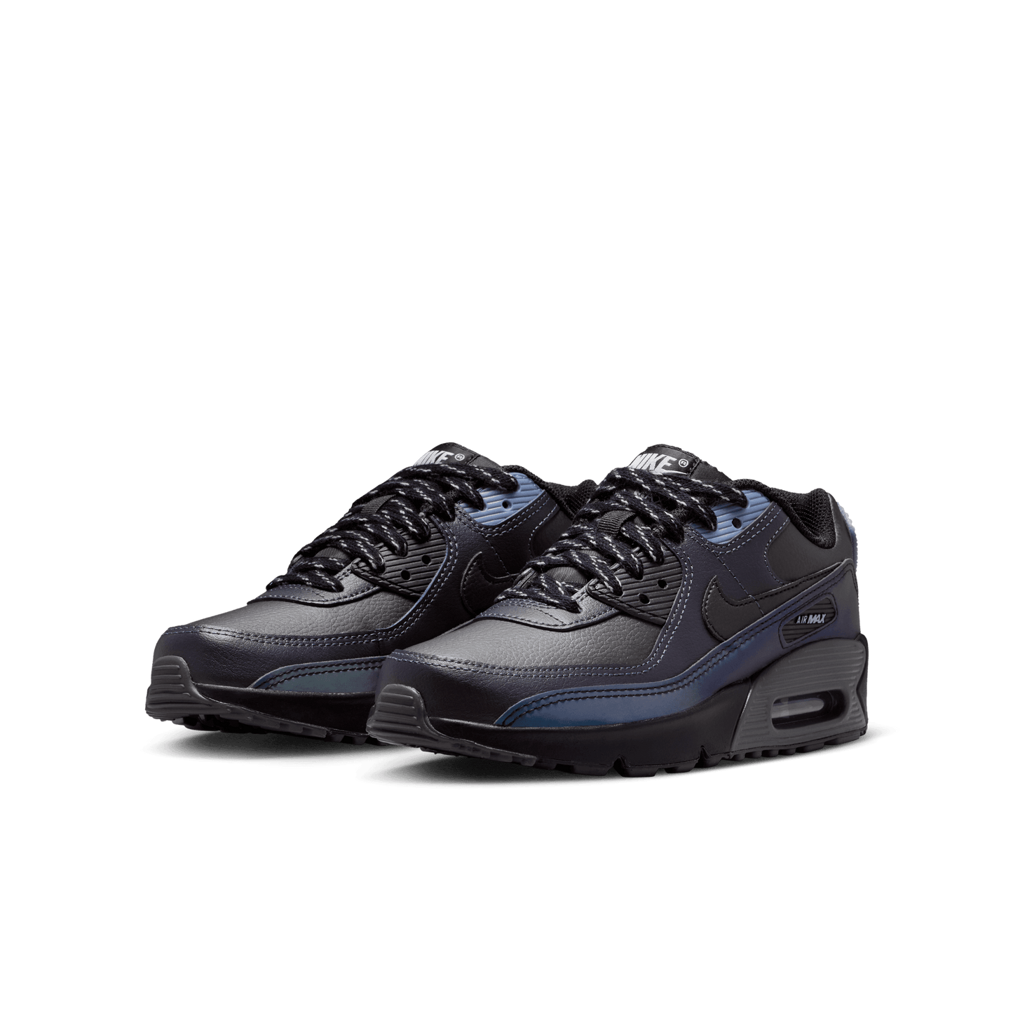 Big Kids' Nike Air Max 90 SE "Black Light Carbon"