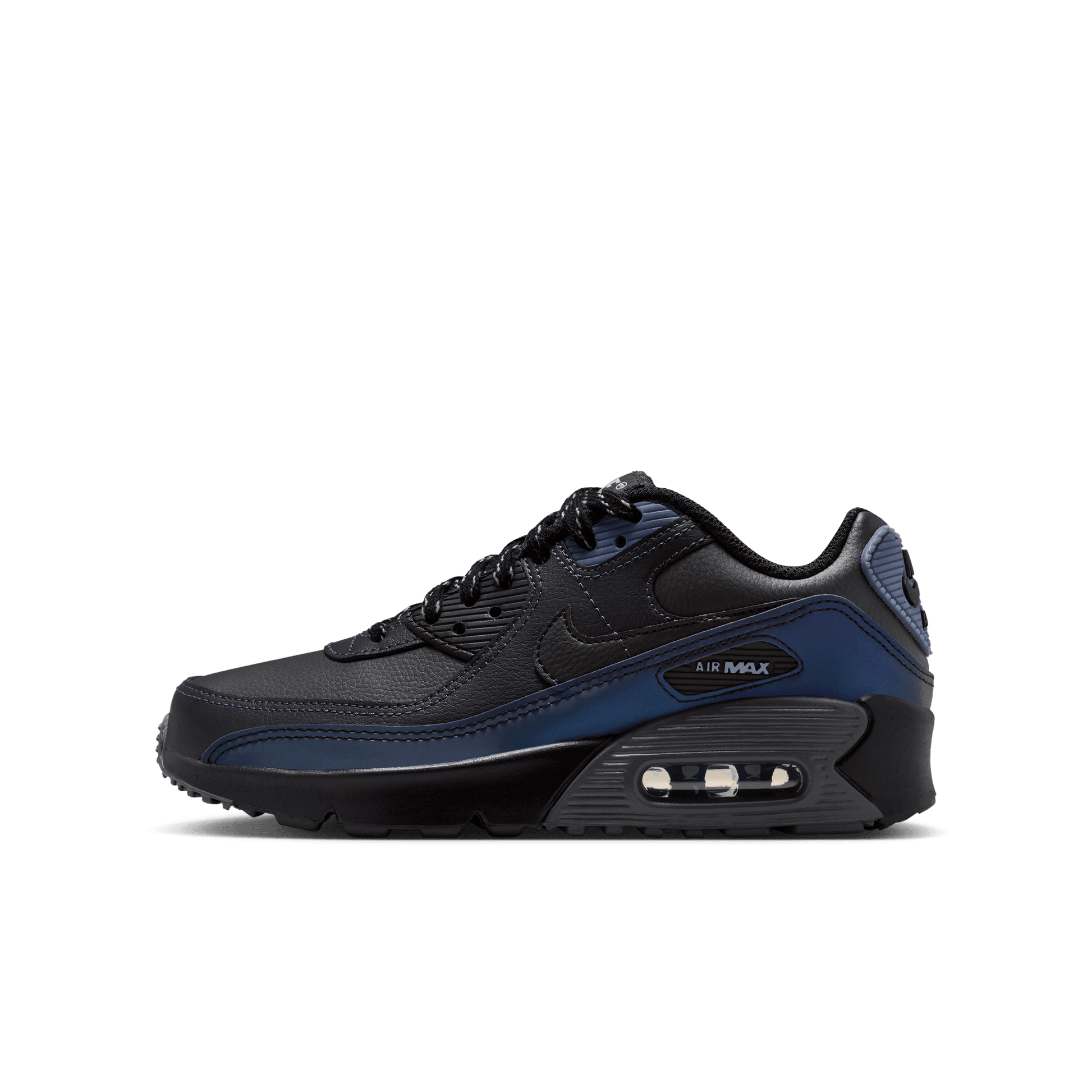 Big Kids' Nike Air Max 90 SE "Black Light Carbon"