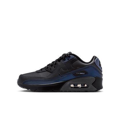 Big Kids' Nike Air Max 90 SE "Black Light Carbon"