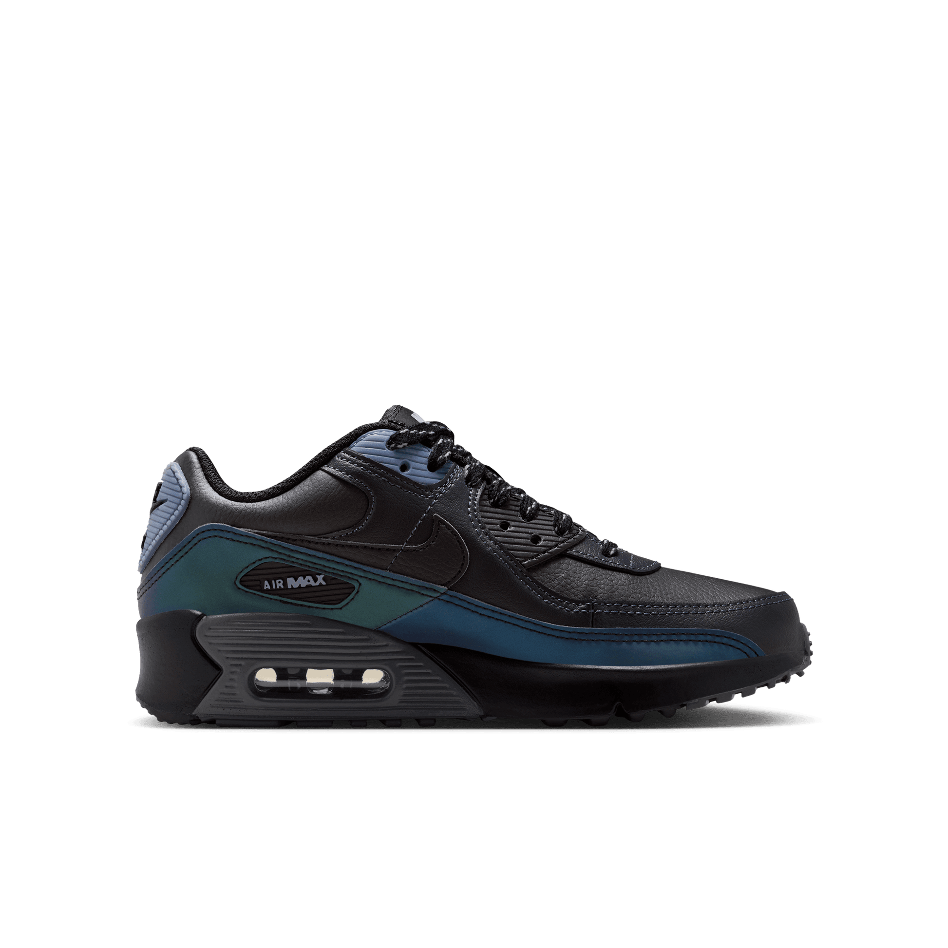 Big Kids' Nike Air Max 90 SE "Black Light Carbon"