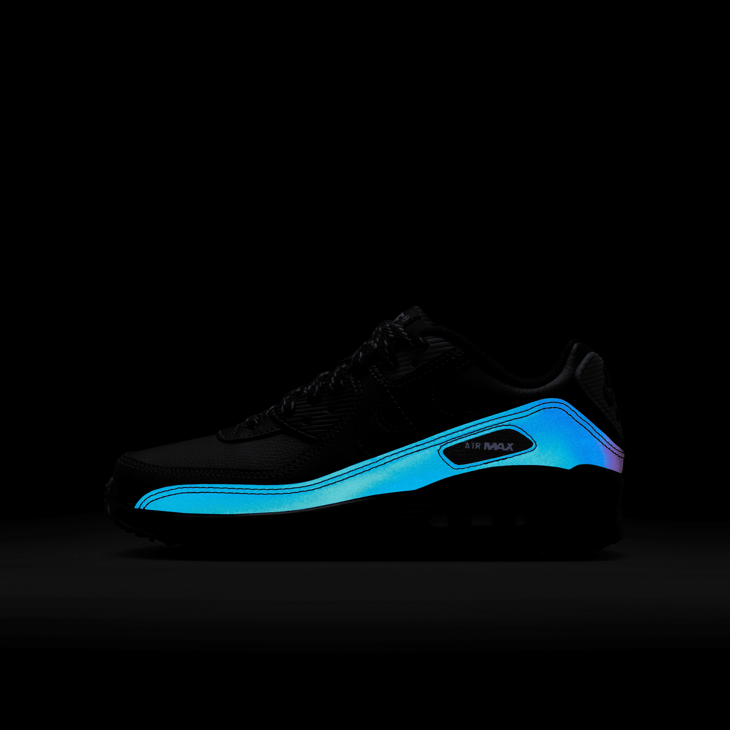 Big Kids' Nike Air Max 90 SE "Black Light Carbon"
