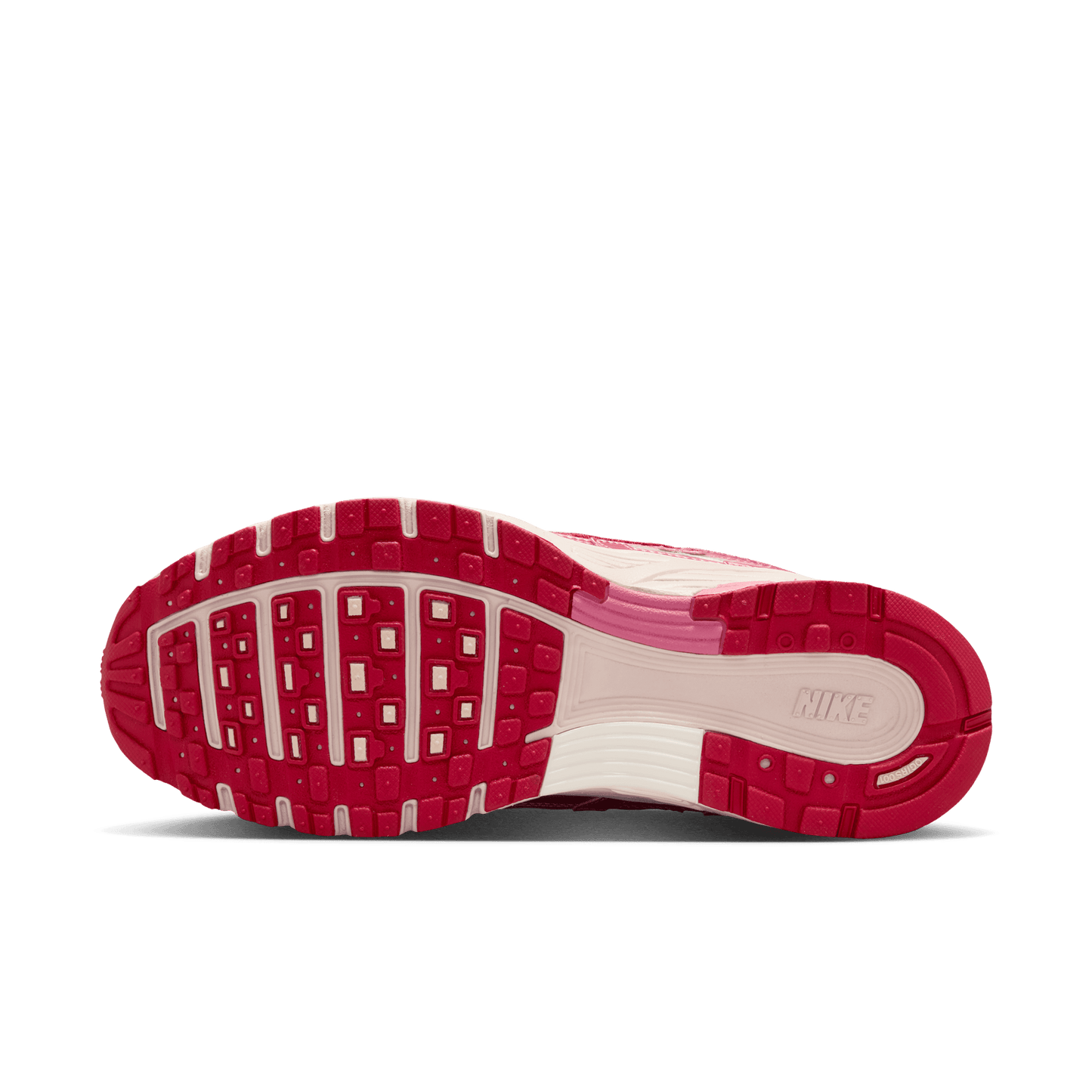Women's Nike P-6000 "Summit White Slit Red"