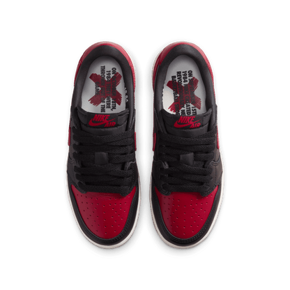 Big Kids' Air Jordan 1 Retro Low OG "Banned" (Unisex )