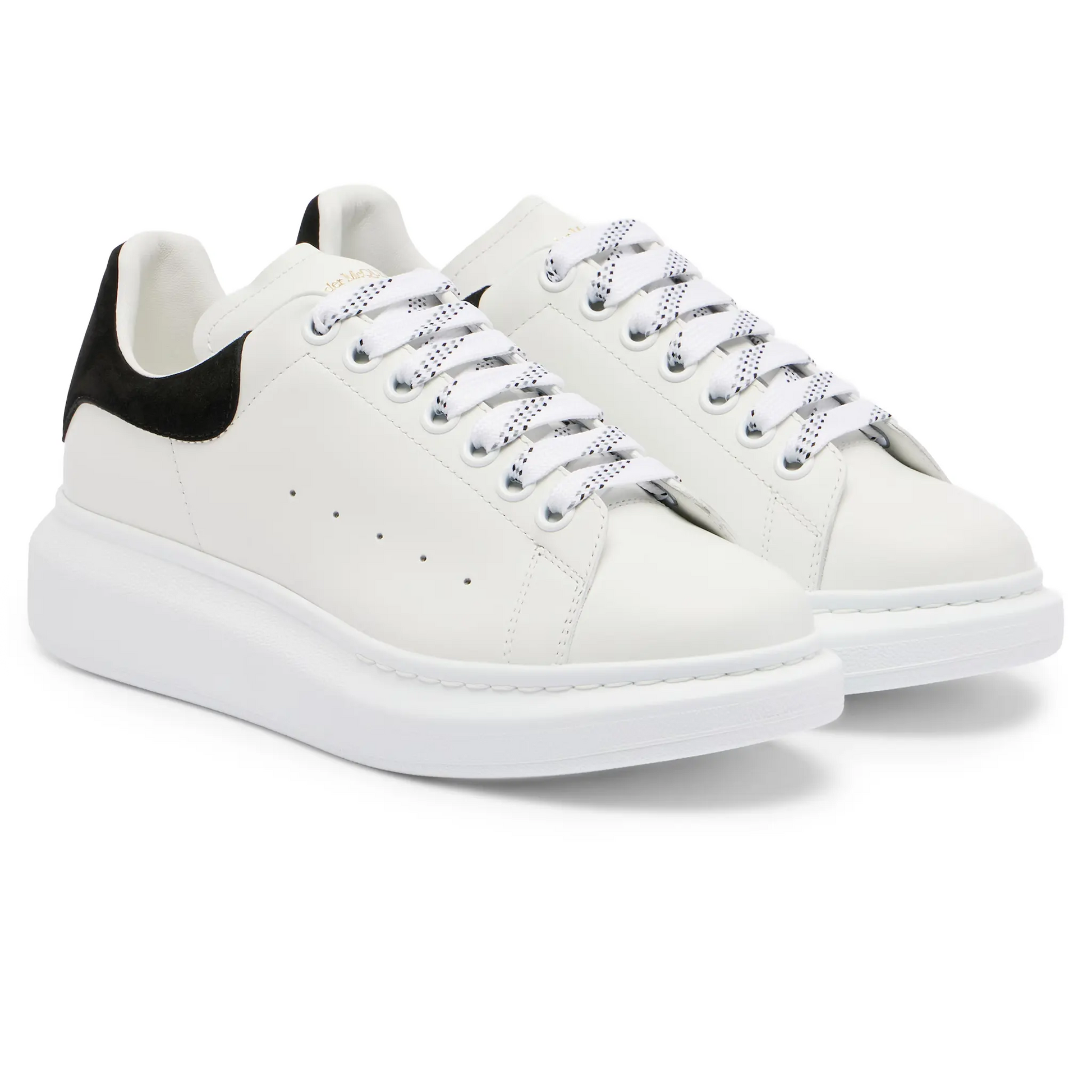 Alexander Mcqueen Raised Sole White Black Sneaker