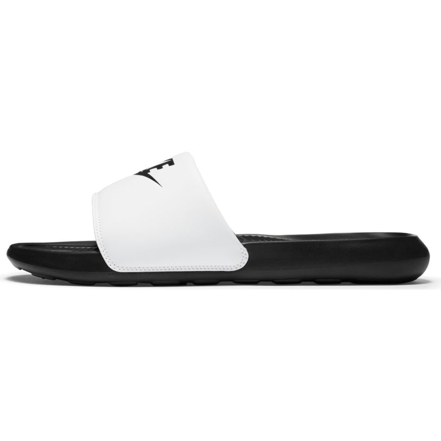 Men's Nike Victori One Slides "White Black"