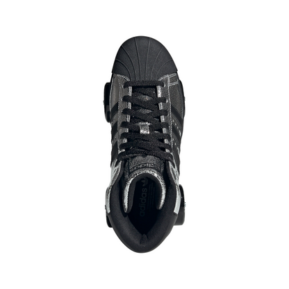 Women's Adidas Superstar 82 Roller Skates "Silver Metallic Black"