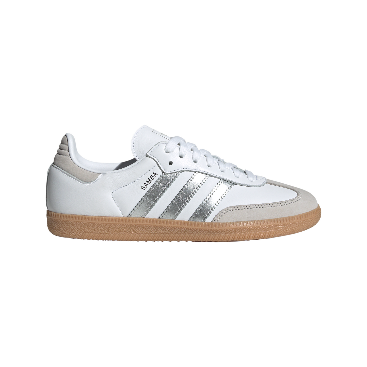 Women's Adidas Samba OG W "White Silver Metallic Grey"