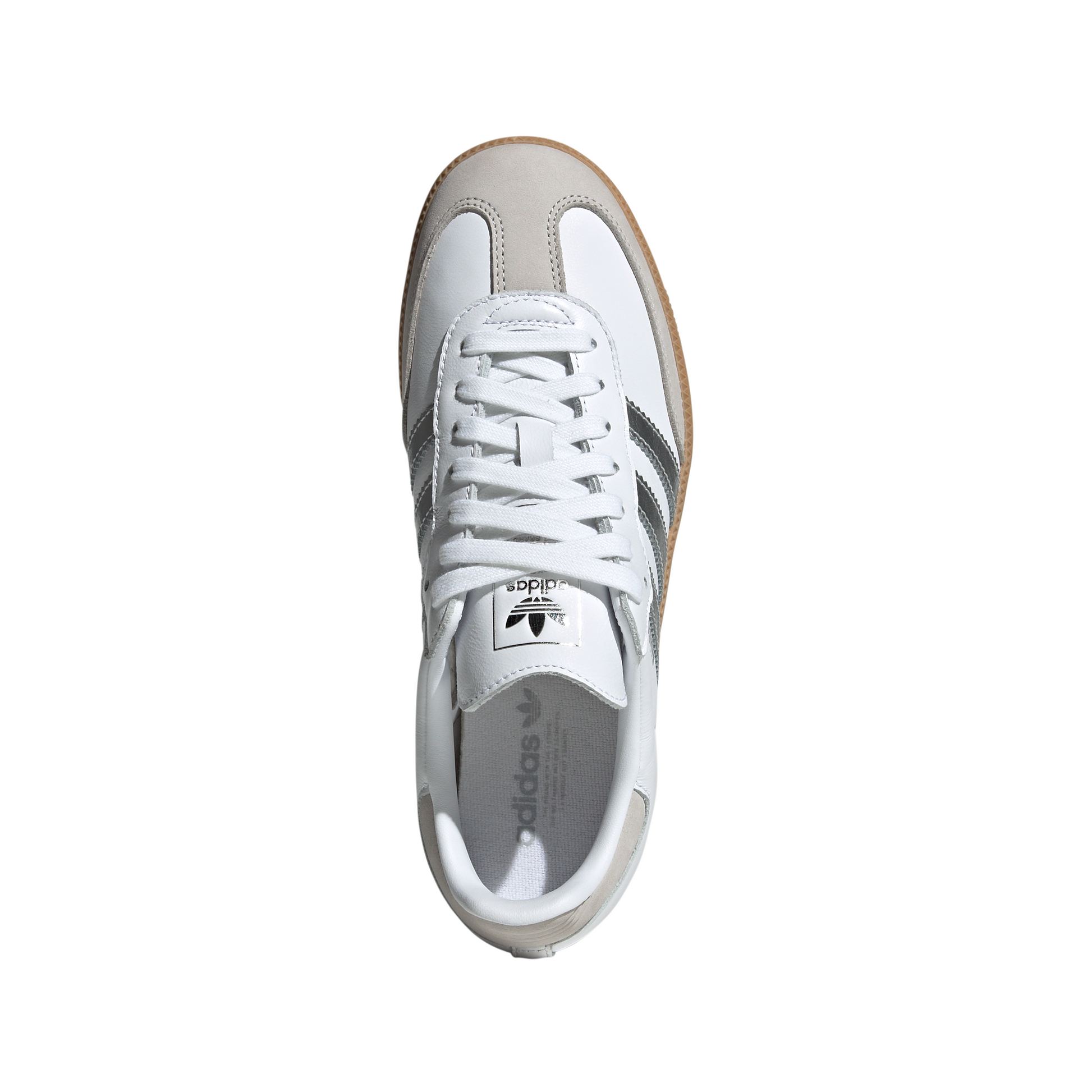Women's Adidas Samba OG W "White Silver Metallic Grey"