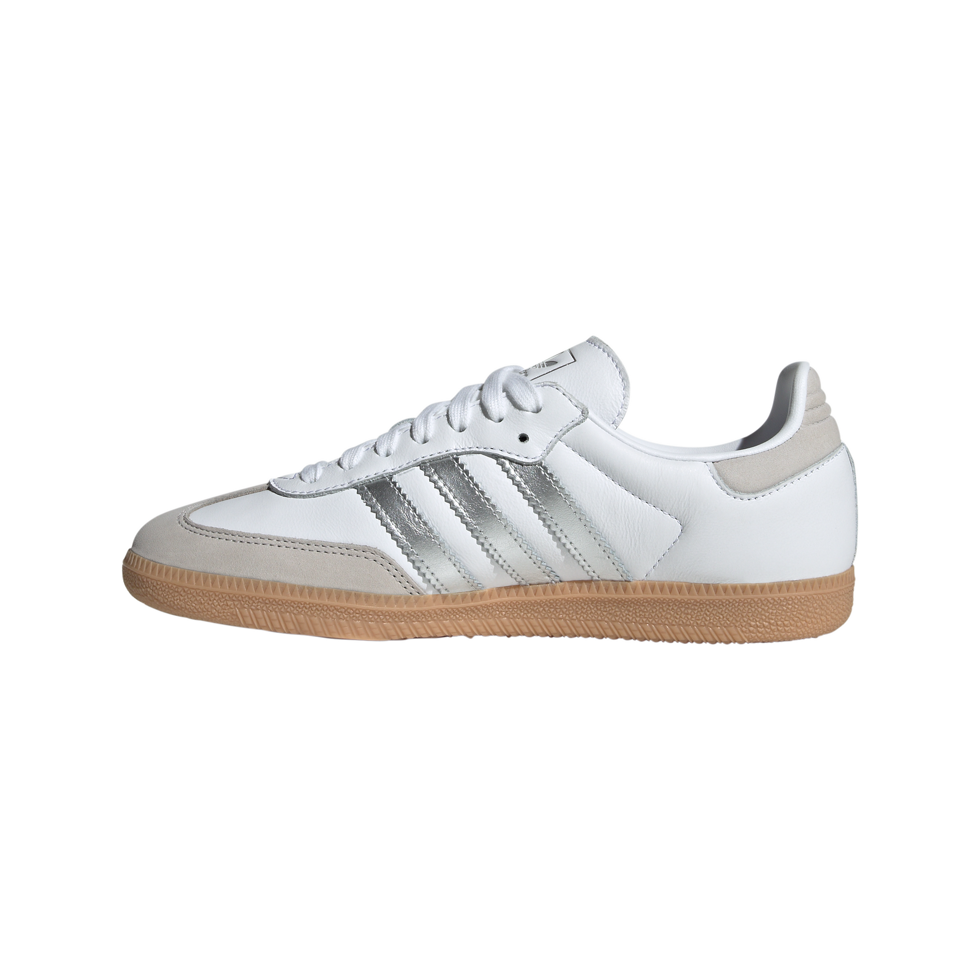 Women's Adidas Samba OG W "White Silver Metallic Grey"