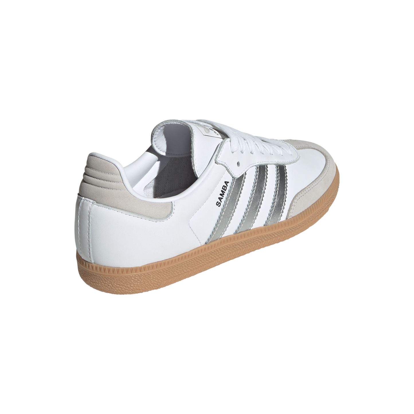 Women's Adidas Samba OG W "White Silver Metallic Grey"