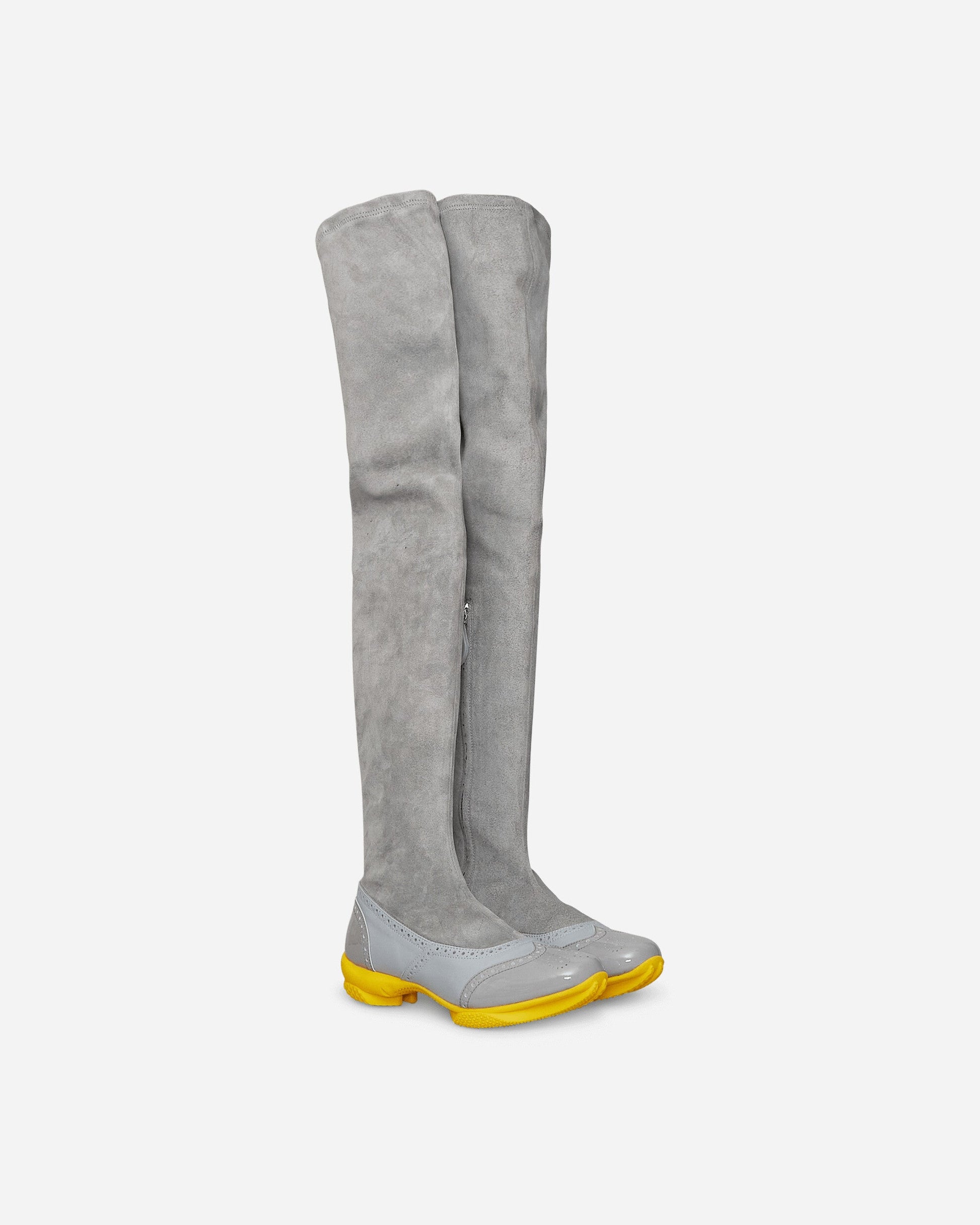 Sonia High Boots Fog Grey / Oyster Grey / Yellow