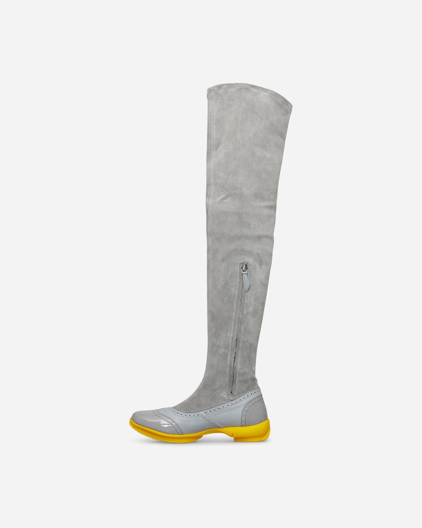 Sonia High Boots Fog Grey / Oyster Grey / Yellow