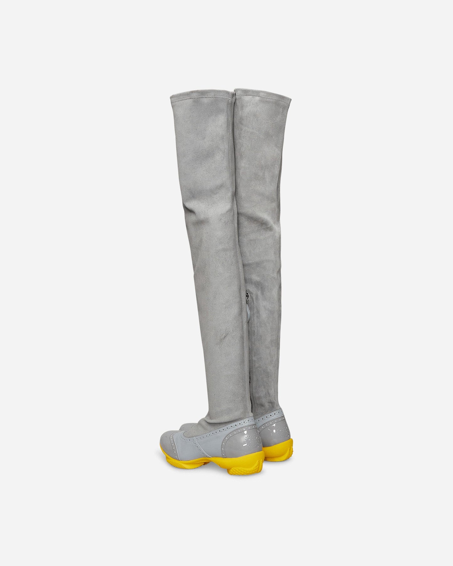 Sonia High Boots Fog Grey / Oyster Grey / Yellow