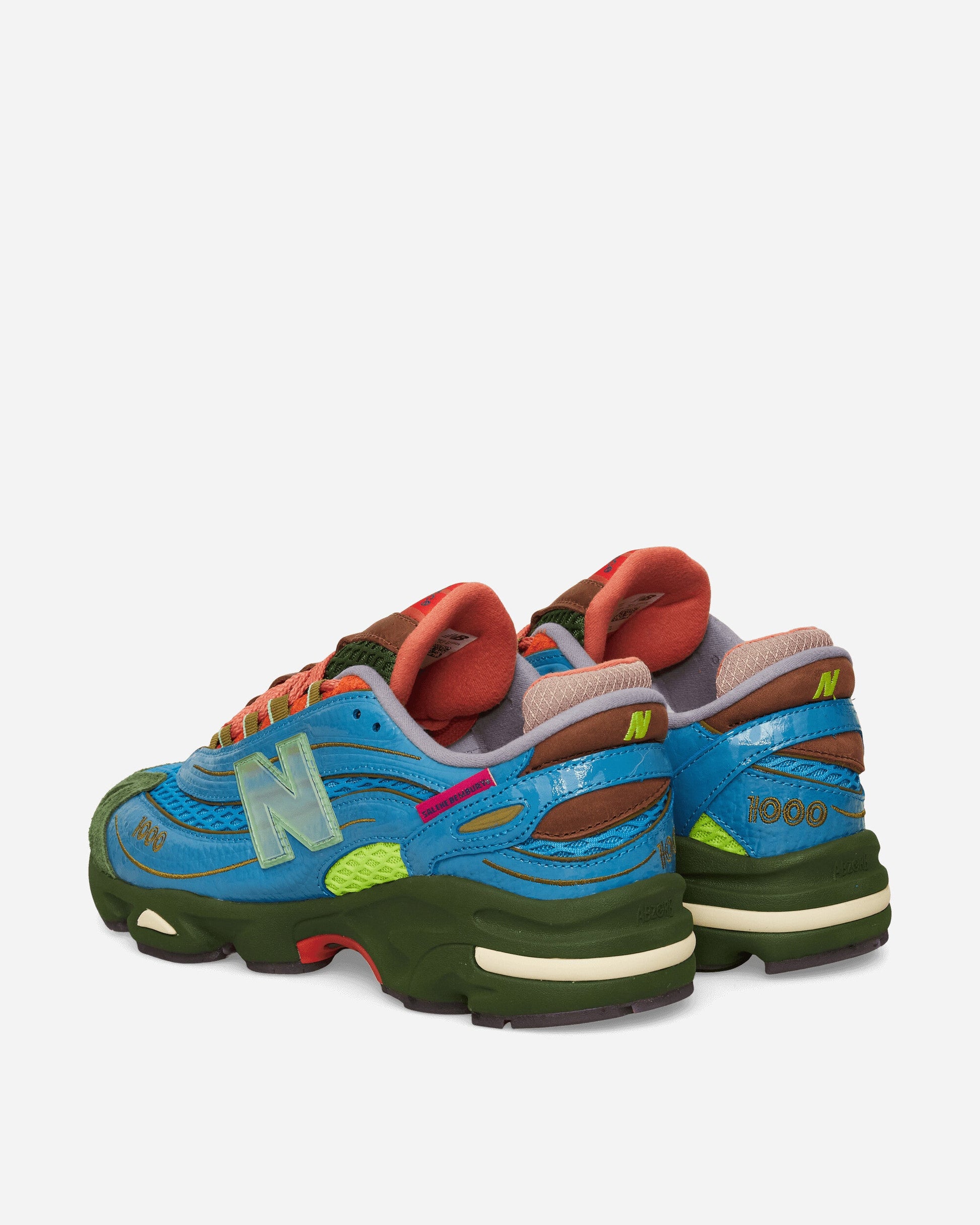 Salehe Bembury 1000 Sneakers Blue / Lime / Red