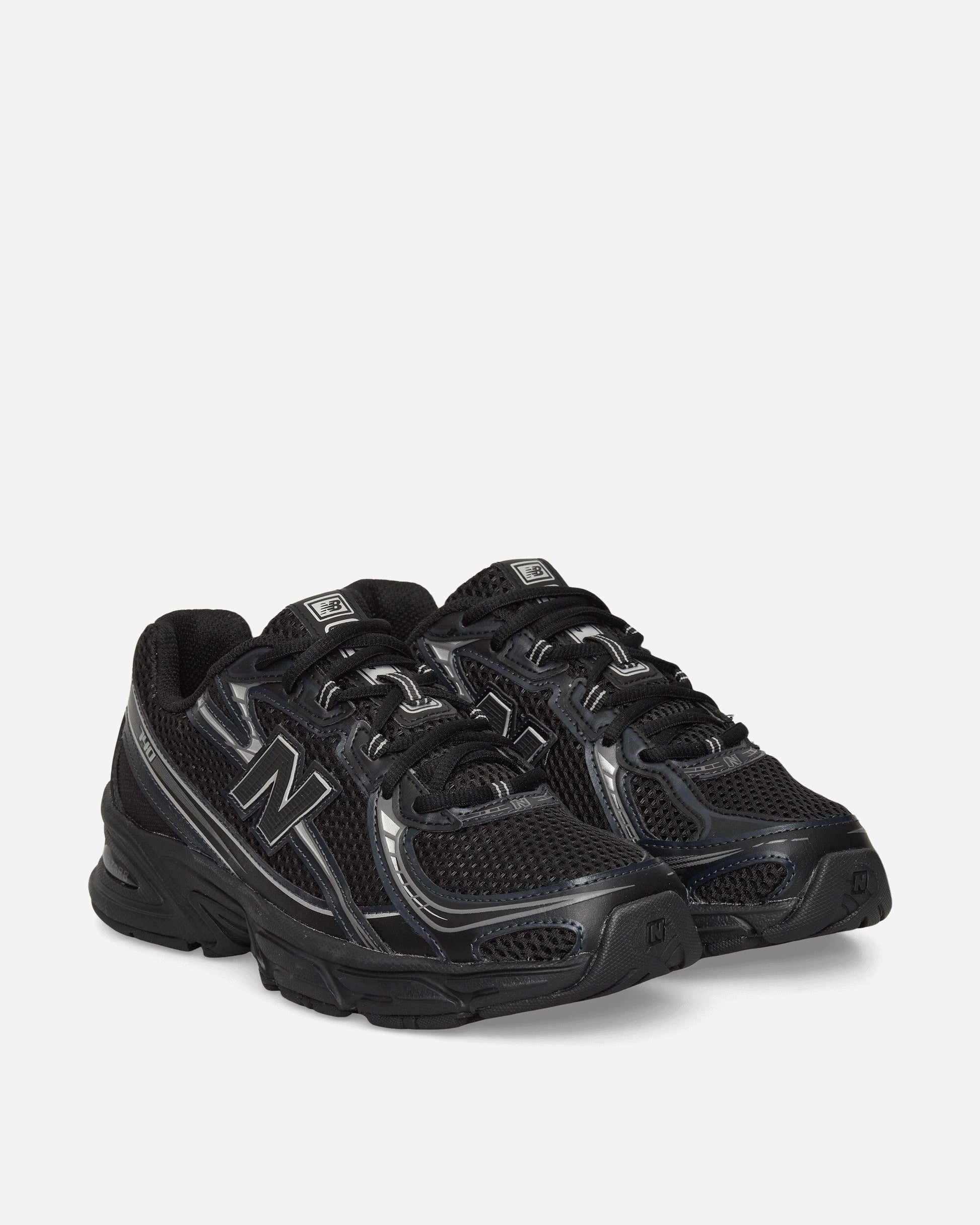 740 Sneakers Black / Silver Metallic