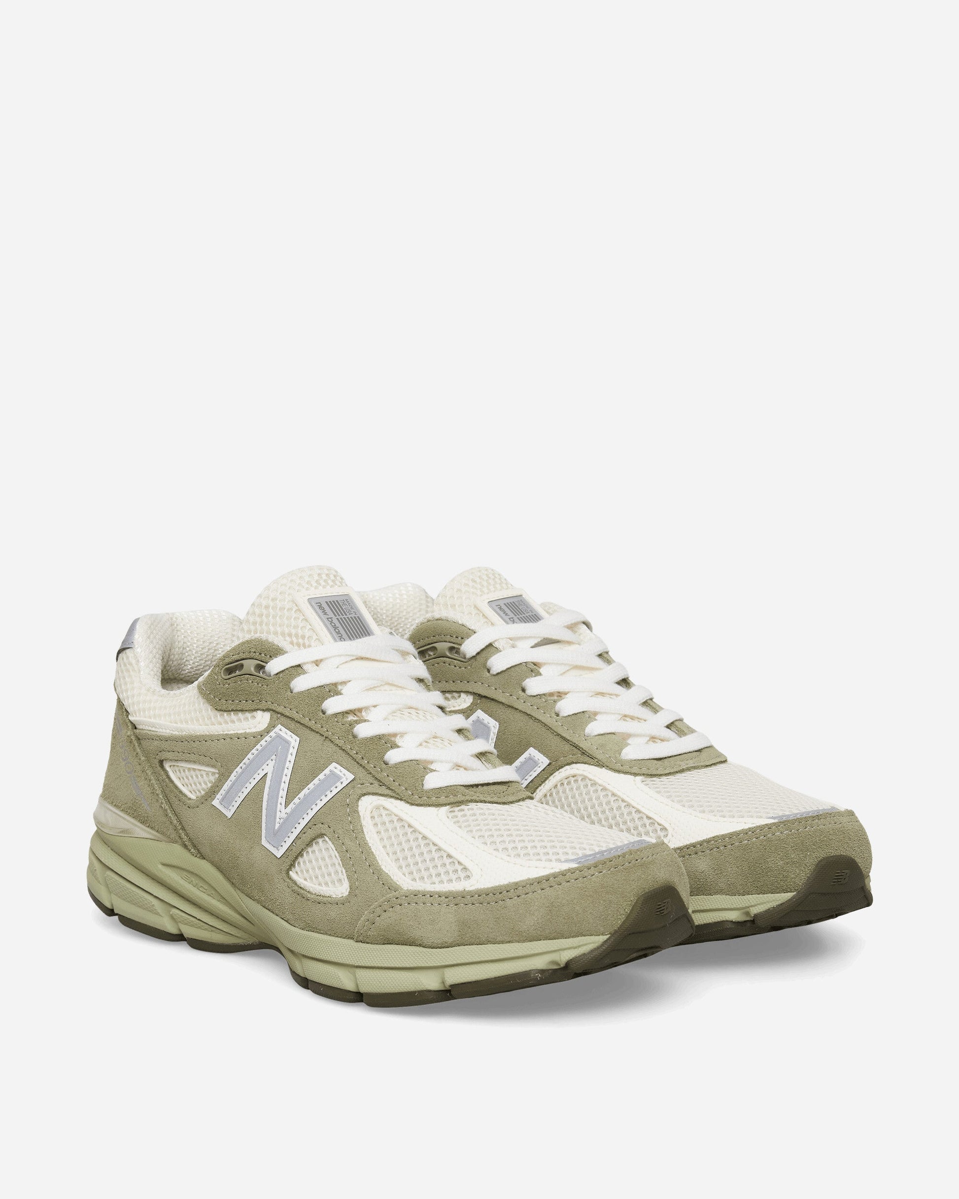 Made in USA 990v4 Sneakers Olive Leaf / Permafrost / Light Olive
