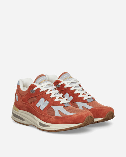 Made in UK 991v2 Vintage Sports Sneakers Potters Clay / Raw Sienna / Harbor Mist