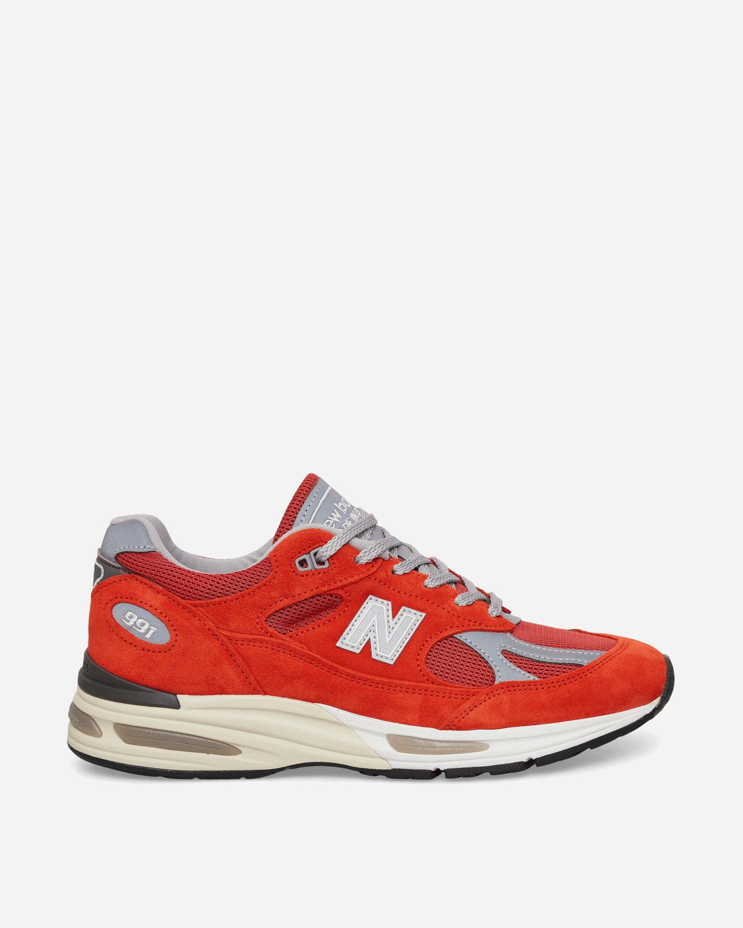 Made in UK 991v2 Sneakers Grenadine / Fire Whirl