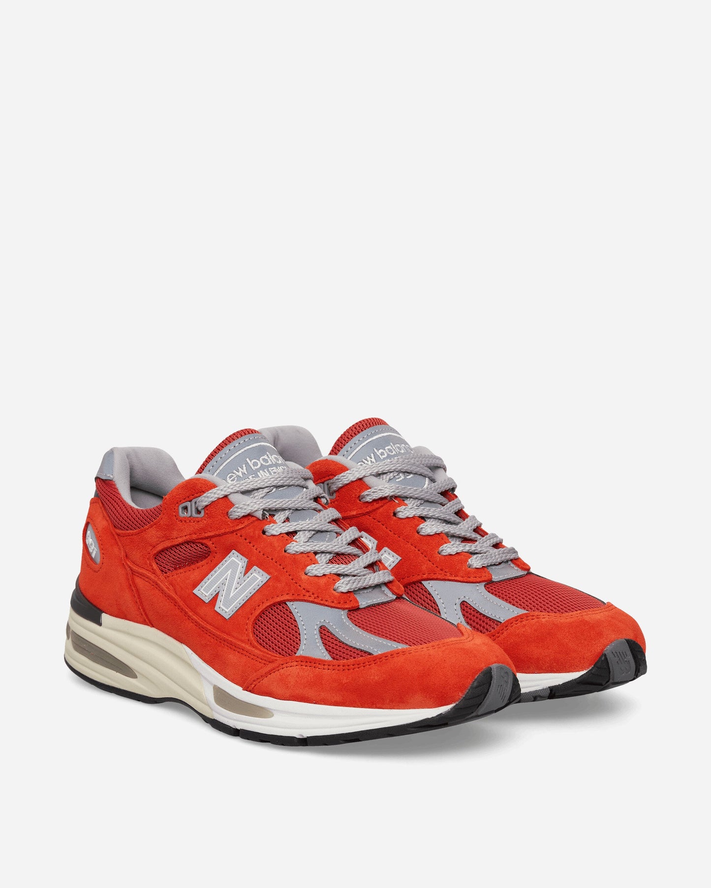 Made in UK 991v2 Sneakers Grenadine / Fire Whirl