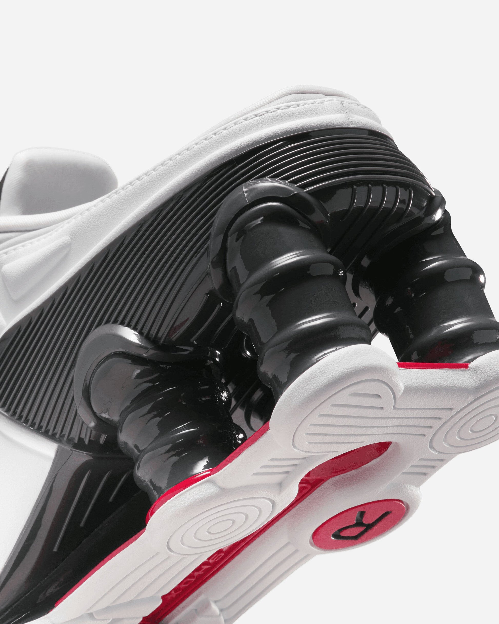 Women's Martine Rose Shox MR4 Sneakers White / Varsity Red
