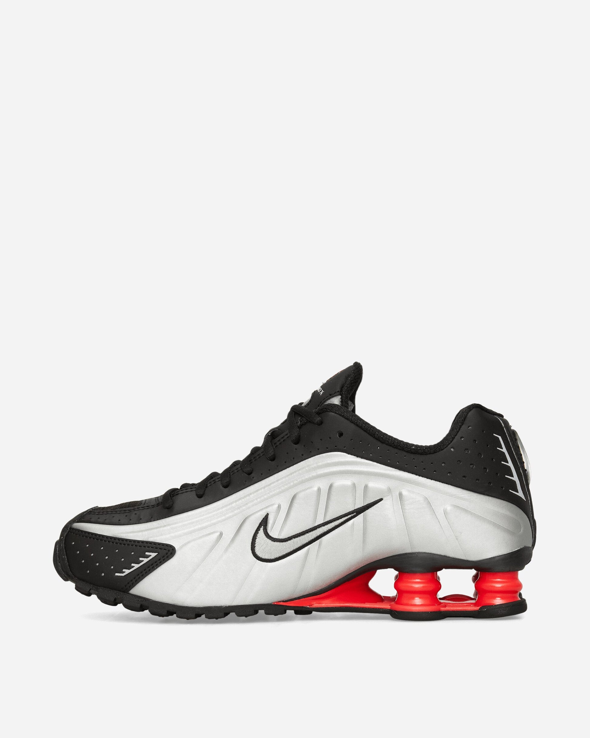 Women's Shox R4 Sneakers Metallic Silver / Black / Light Crimson