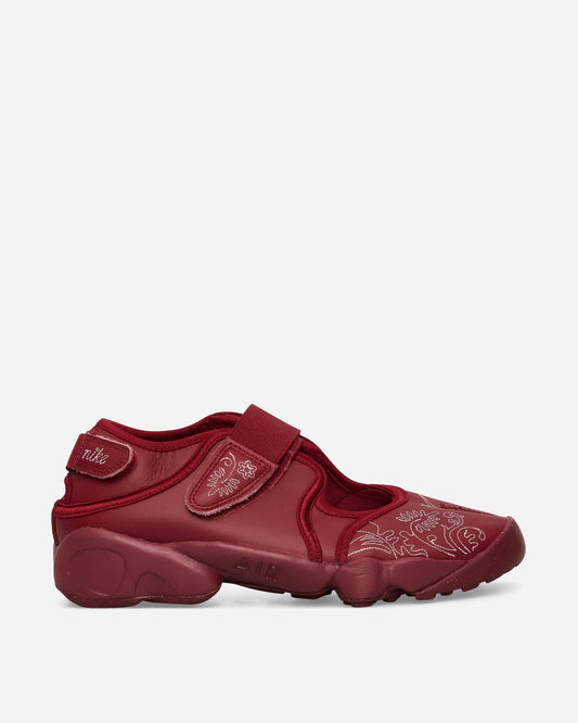 Women's Air Rift Leather Sandals Team Red