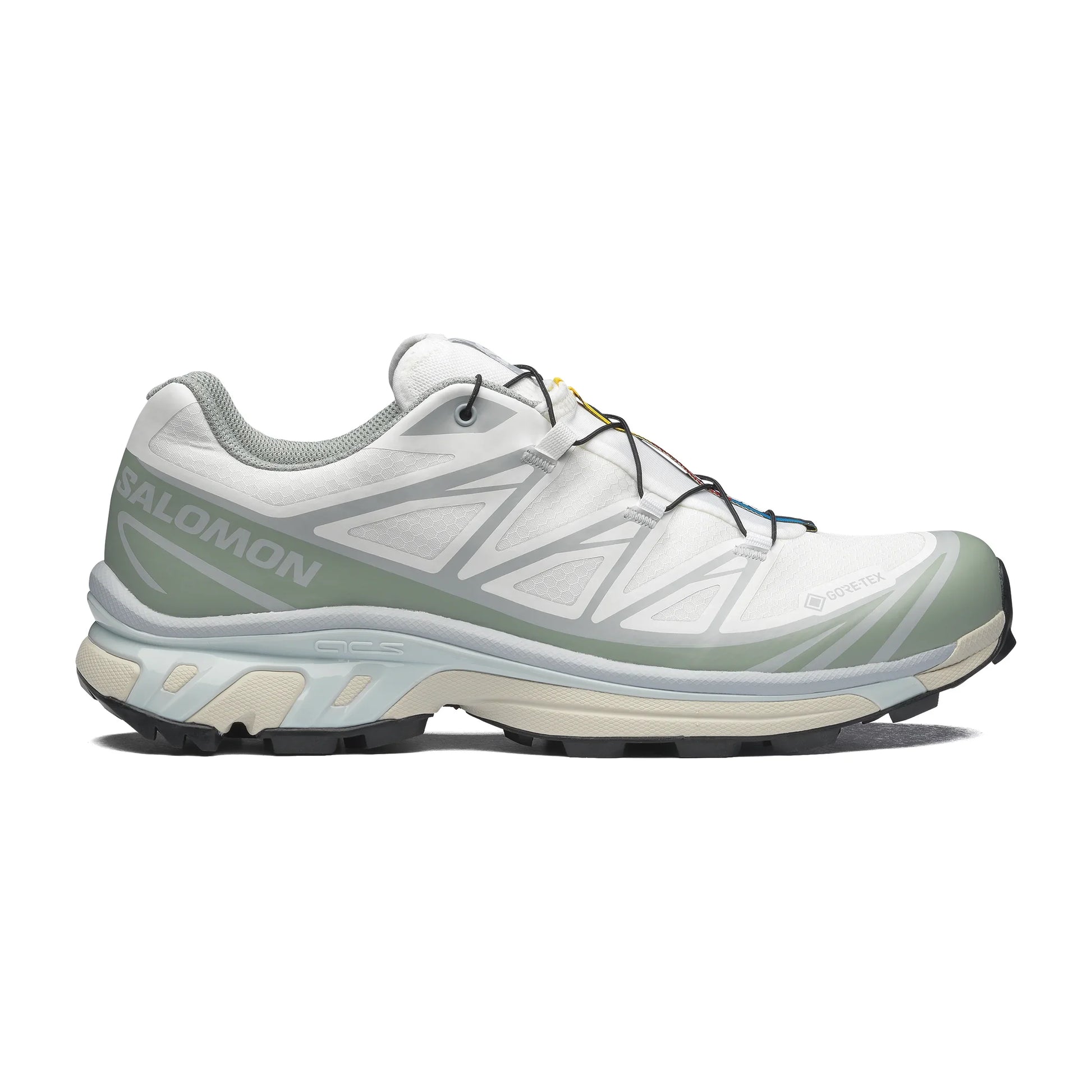 Salomon XT-6 GTX White/Green/Ice Flow