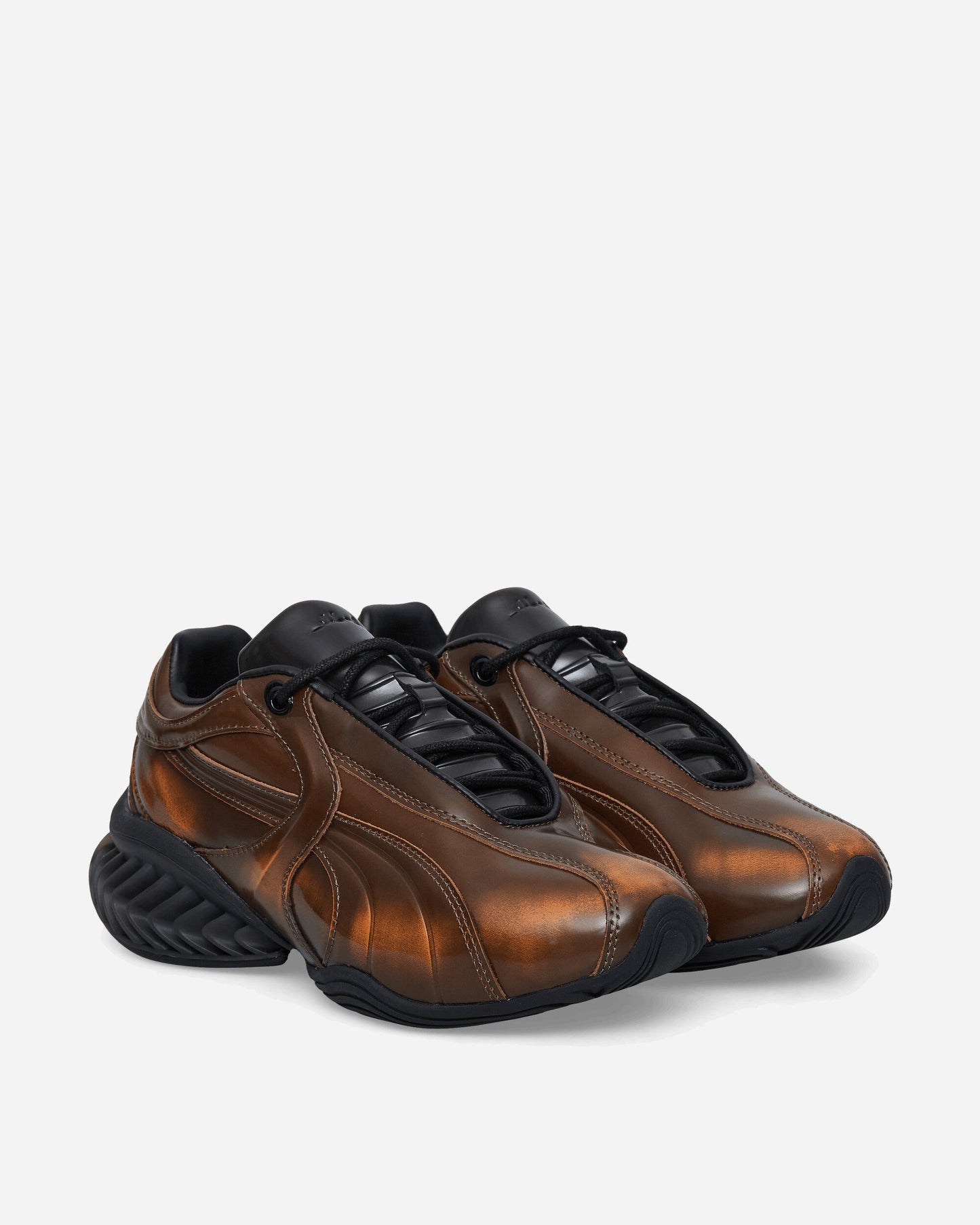_J.L-A.L_ CELL GEO 1 Umbre Sneakers Cocoa Bean / Black