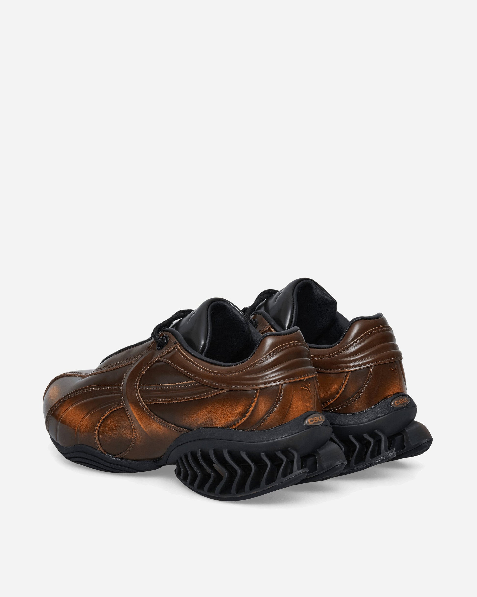 _J.L-A.L_ CELL GEO 1 Umbre Sneakers Cocoa Bean / Black