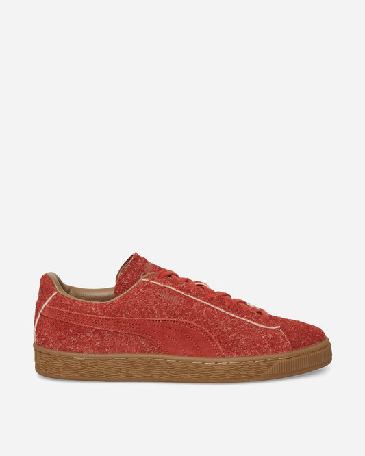 Daniëlle Cathari Suede Fuzzy Sneakers Mars Red