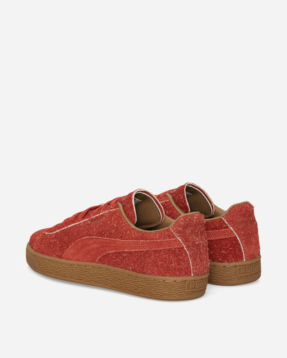 Daniëlle Cathari Suede Fuzzy Sneakers Mars Red