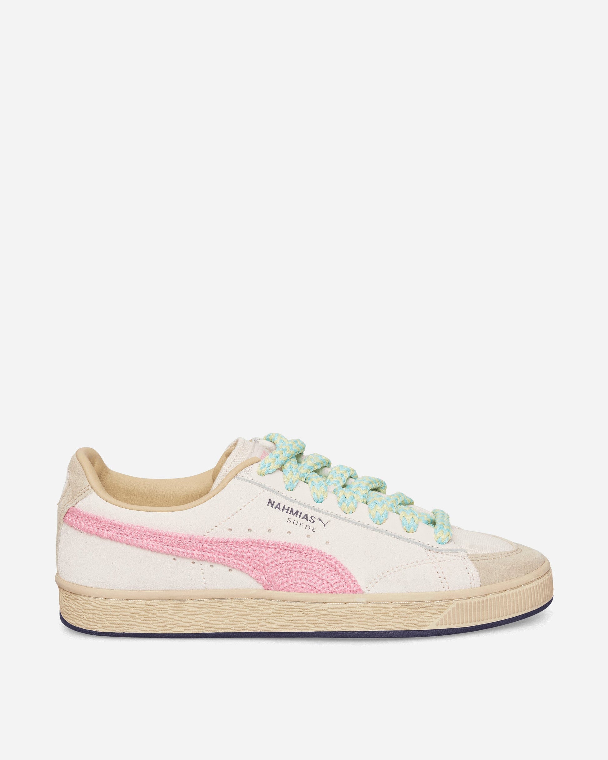 Nahmias Suede Crochet Sneakers Jasmine Flower / Pink Pixel