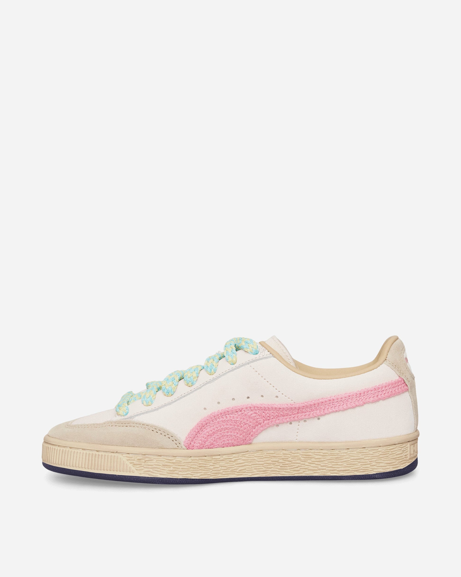 Nahmias Suede Crochet Sneakers Jasmine Flower / Pink Pixel