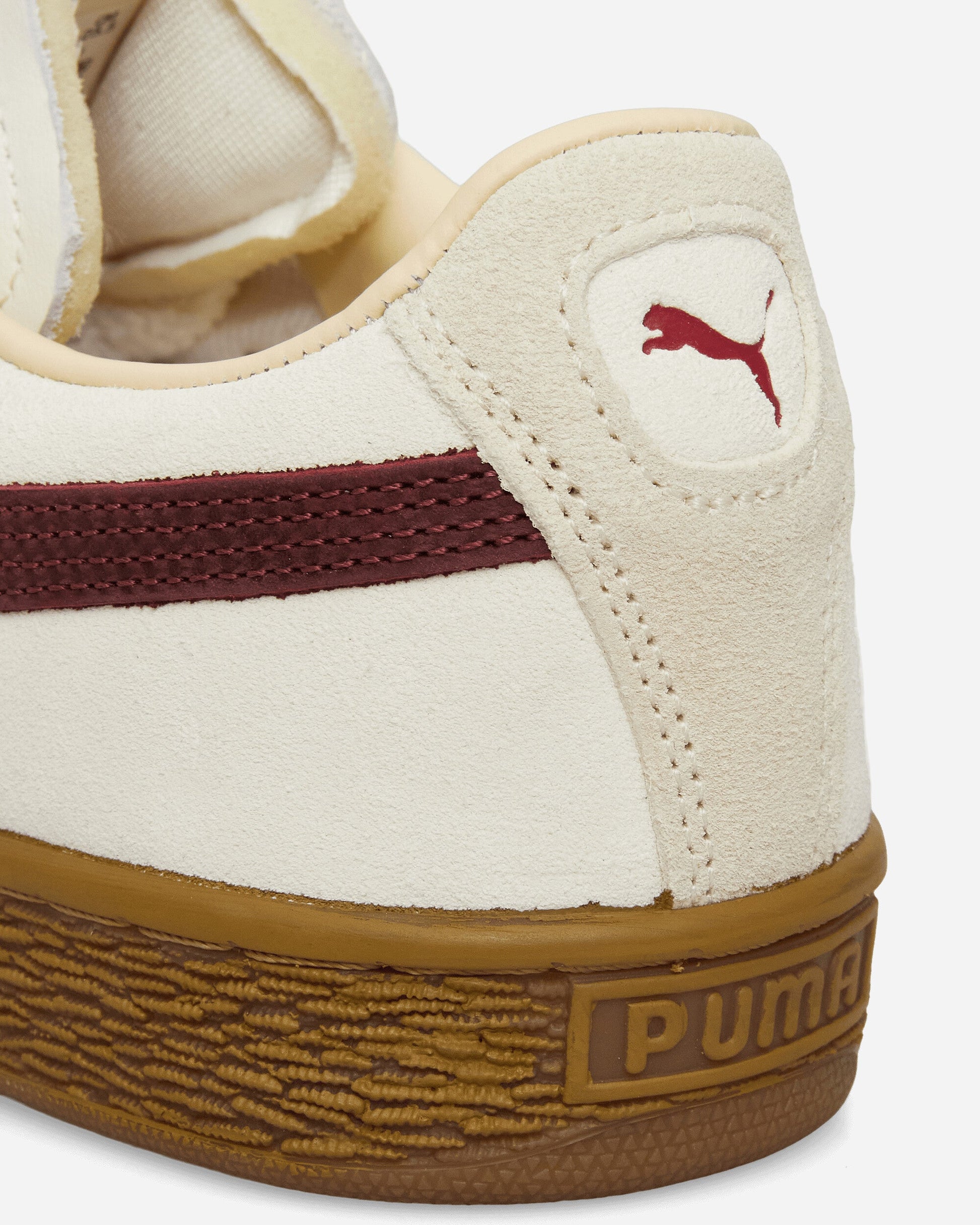 Nahmias Suede Vintage Red Sneakers Warm White / For All Time Red