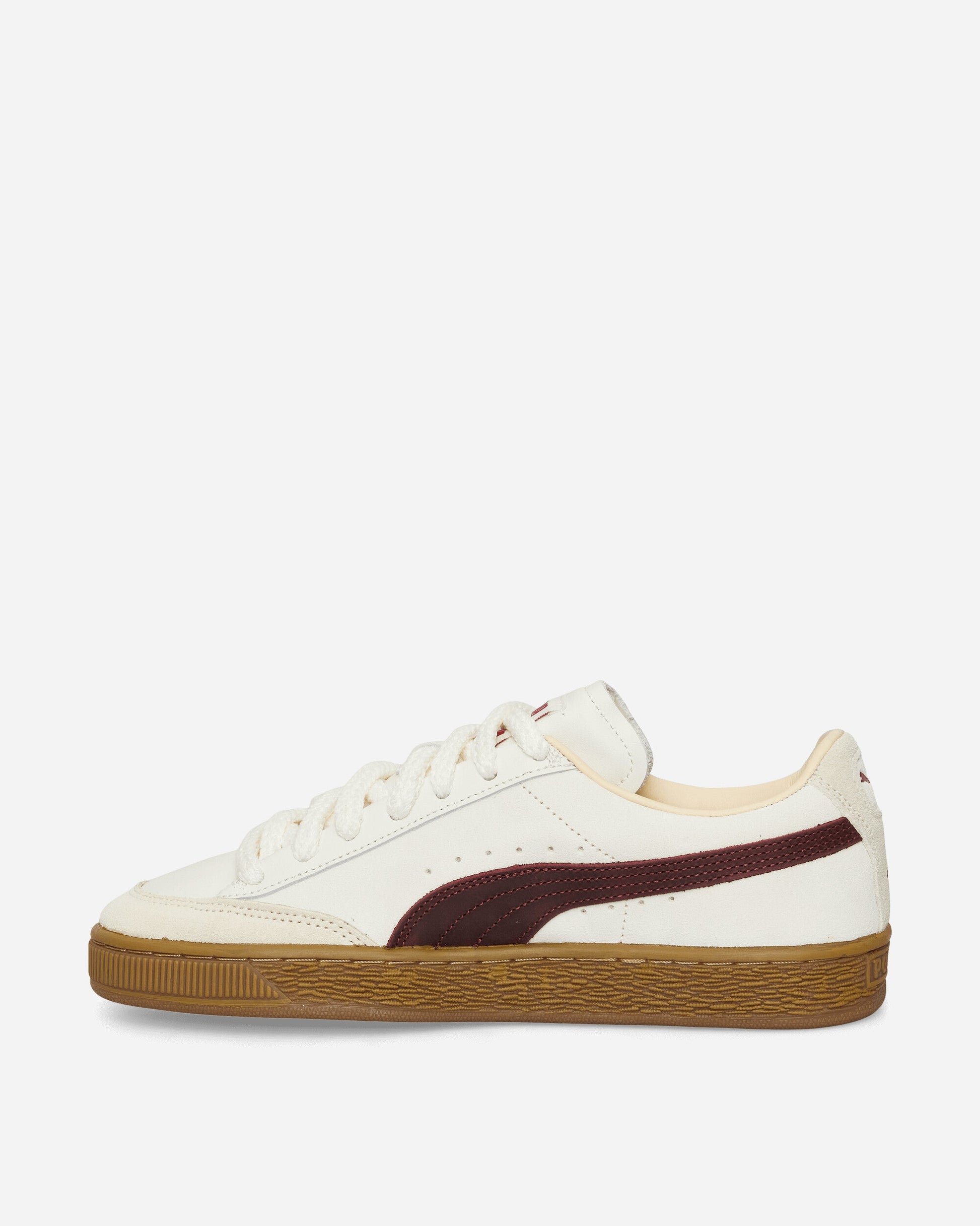Nahmias Suede Vintage Red Sneakers Warm White / For All Time Red