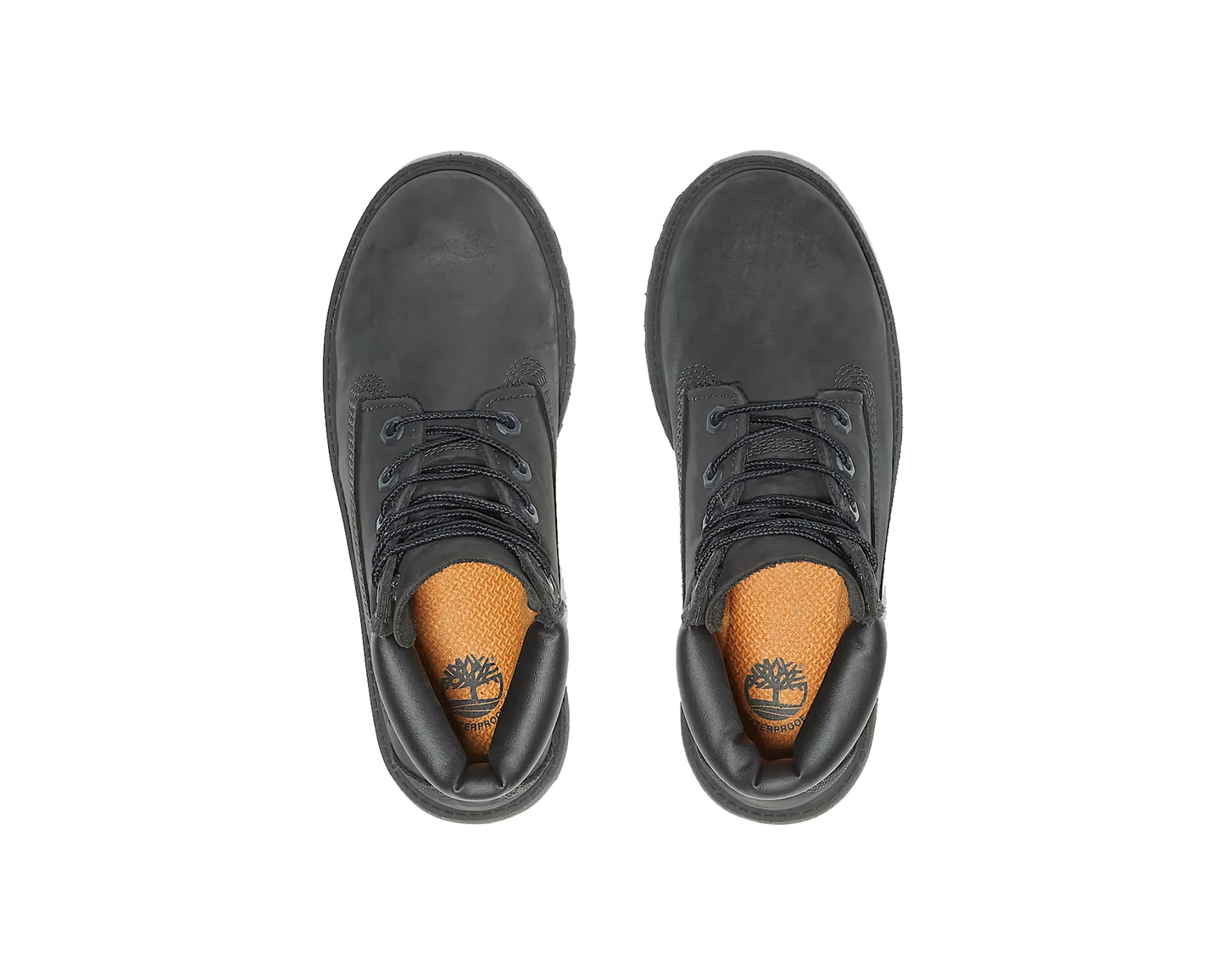 Big Kids' Timberland® Premium 6 Inch Lace Waterproof Boot "Black"