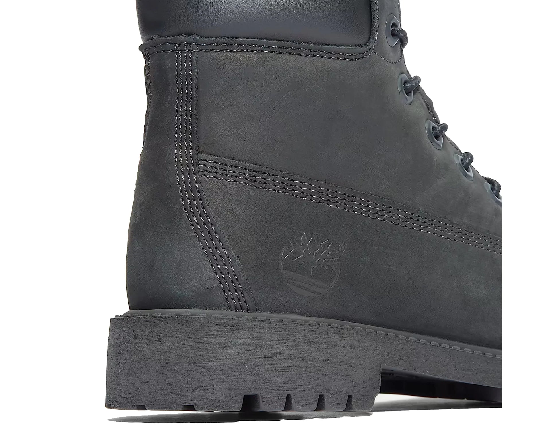 Big Kids' Timberland® Premium 6 Inch Lace Waterproof Boot "Black"