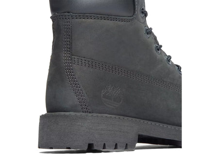 Big Kids' Timberland® Premium 6 Inch Lace Waterproof Boot "Black"