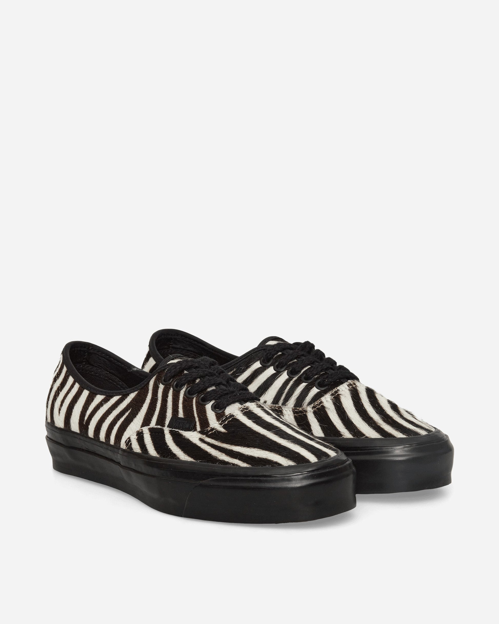 Life is Unfair Authentic 44 LX Pony Hair Sneakers Zebra